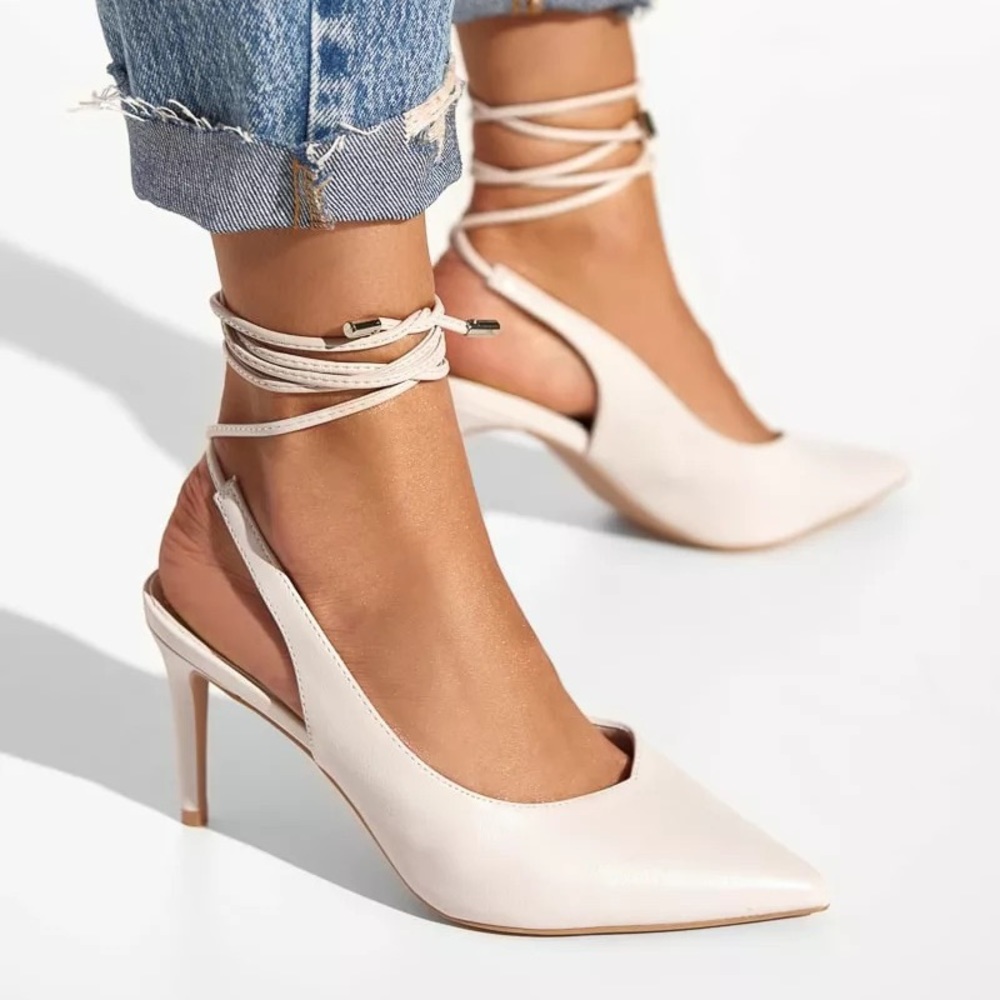 DeeZee Beige high heel sandals